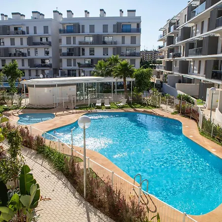 Tulipan En Urb Marina Real Iii Terraza, Varias Piscinas Y Gimnasio Cerca De La Playa Rotas 德尼亚