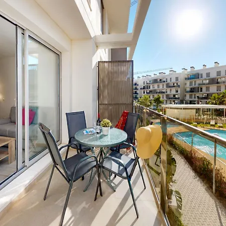 公寓 Tulipan En Urb Marina Real Iii Terraza, Varias Piscinas Y Gimnasio Cerca De La Playa Rotas 德尼亚